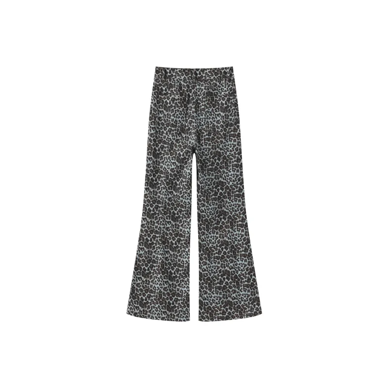 CUBIC Jeans Women's Leopard Print-1