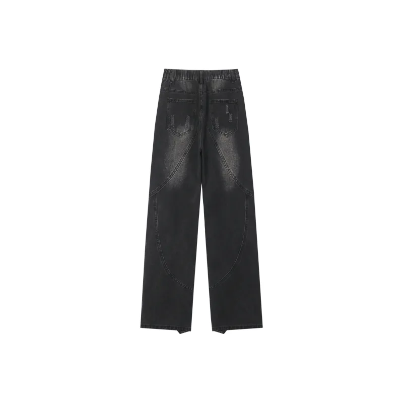 RICE NINE TEN Jeans Unisex Black-1