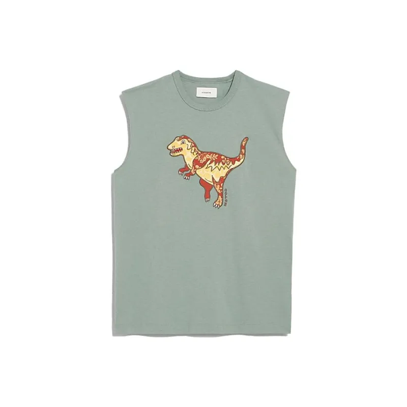 COACH T-Shirts Men Army Green-0