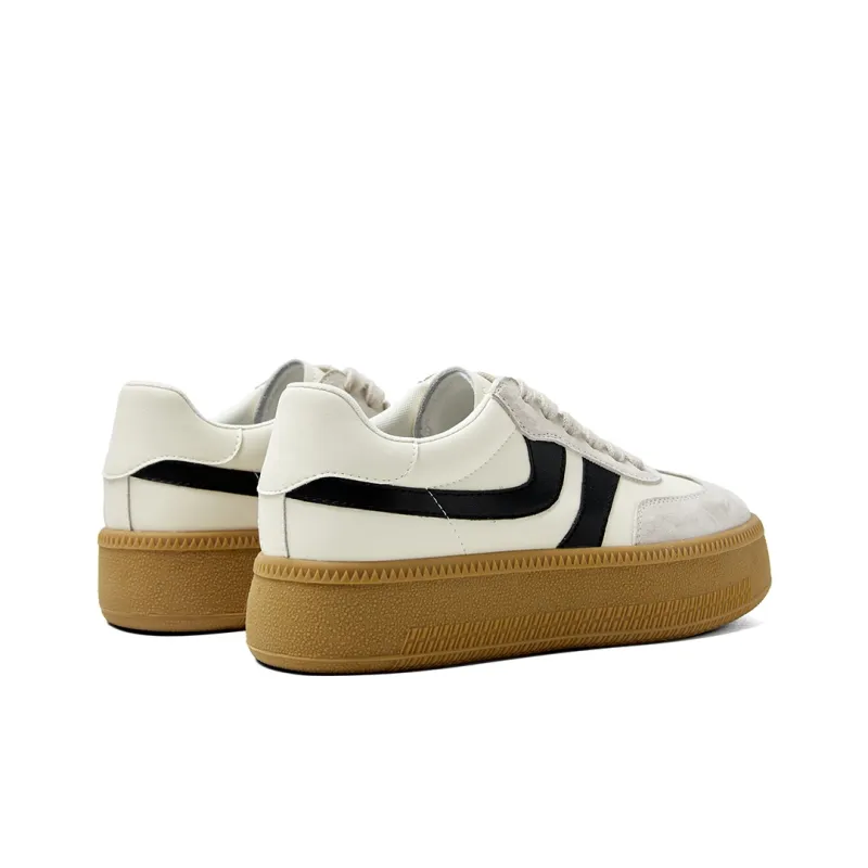 PT'SON German Army Trainers Low Top Skateboard Shoes Women's-8