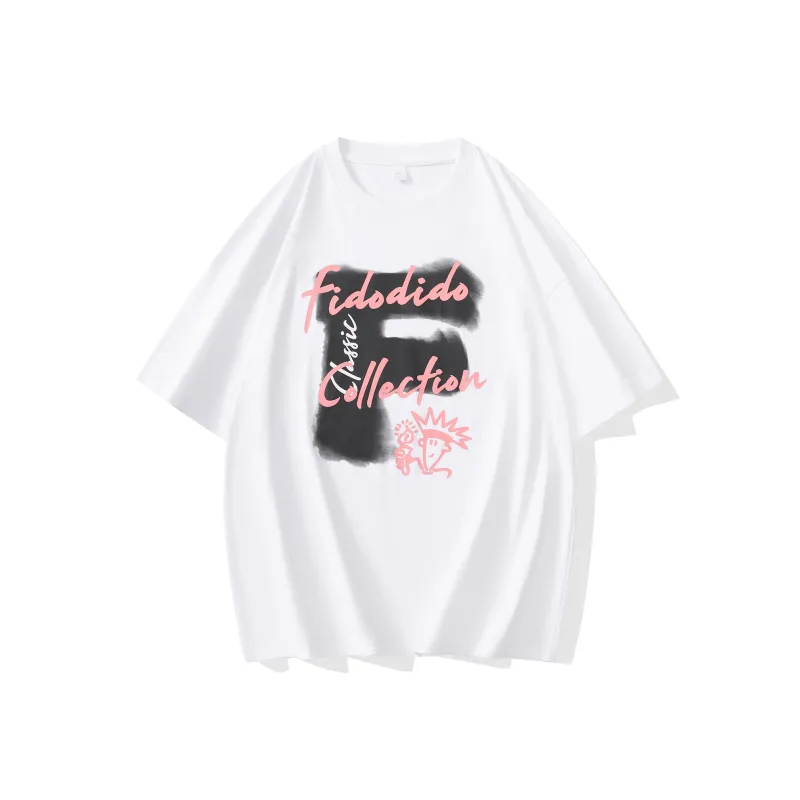 FIDO DIDO Short Sleeved T Shirts Unisex-7