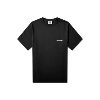 Vetements Logo Front Back T Shirt