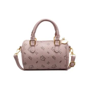 Meow In The Grass PU Crossbody Bag Regular Women's Black/Khaki/Brown/Pink