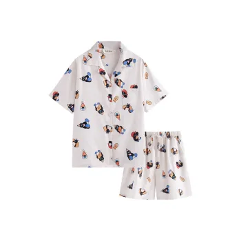 Wabi Town Pajama Set Women's White