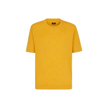 FENDI T-Shirts Men Yellow