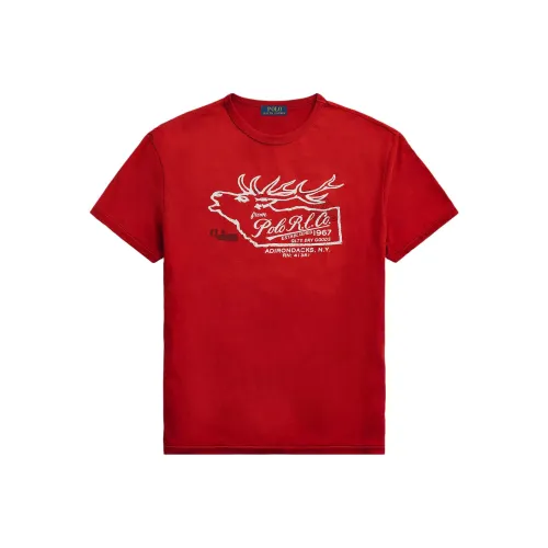 Polo Ralph Lauren T Shirts Men Red