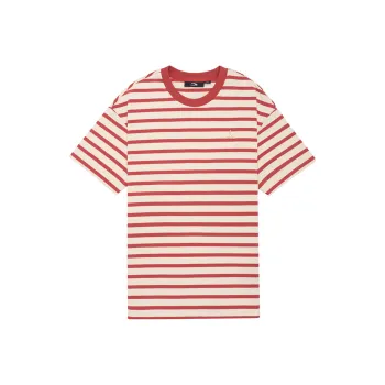 LI NING 1990 T Shirts Men Dark Chestnut Red