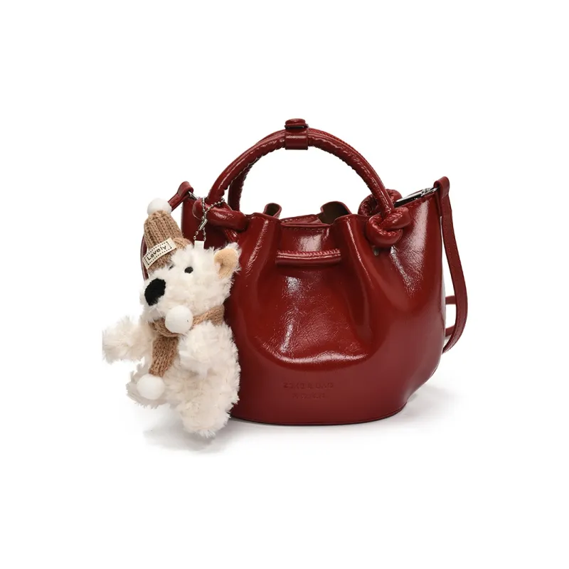 Yalu PU Bucket Bag, Handheld Shoulder Bag, Crossbody Bag, Handbag Regular Women's Multicolor-22