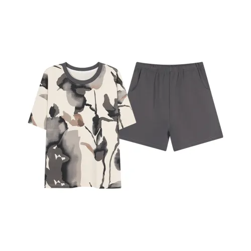 BONAS Pajama Set Women's Ink Wash