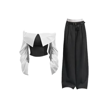 KUNZHUDAXIANG Casual Style Set Women's Gray Shades Single Item