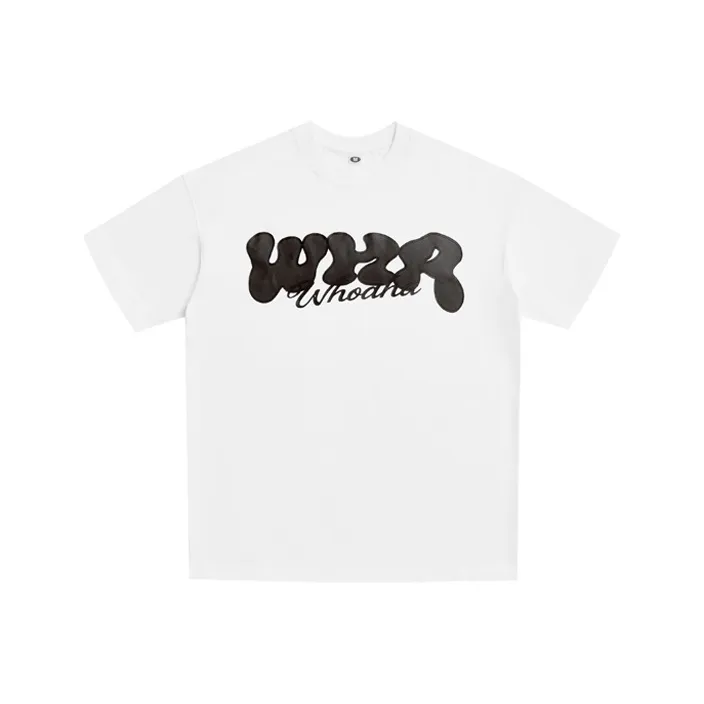 WHOA HA! Drop Shoulder Sleeve T Shirt Men's-0