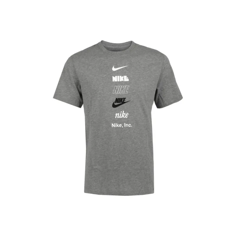 Nike T Shirts Men Gray-0