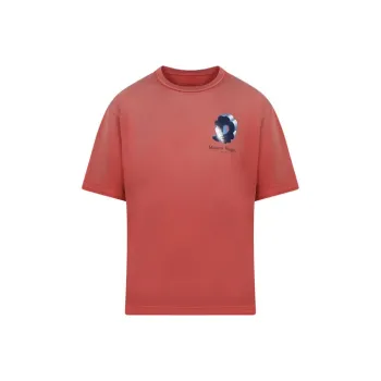 Maison Margiela Logo Printed Crewneck T Shirt