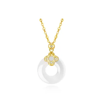 Branded Jewelry Chalcedony Necklaces Unisex