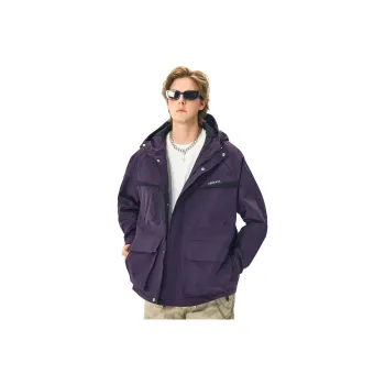 MESUCA Waterproof And Windproof Windbreaker Jacket Unisex Impression Orange