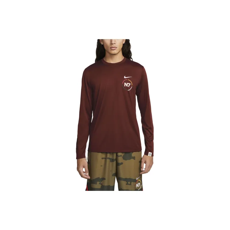 Nike T-Shirts Men Dark Brown-0