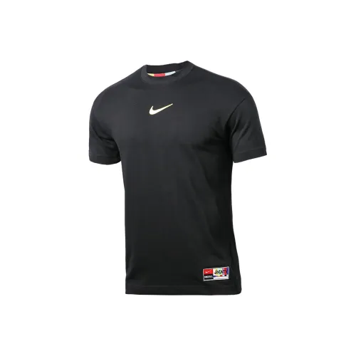 Nike Drop Shoulder Sleeve T Shirt Men's Black