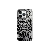 [Multicolor Silver IMD-Transparent Black]Graffiti Red Eye-XK1105