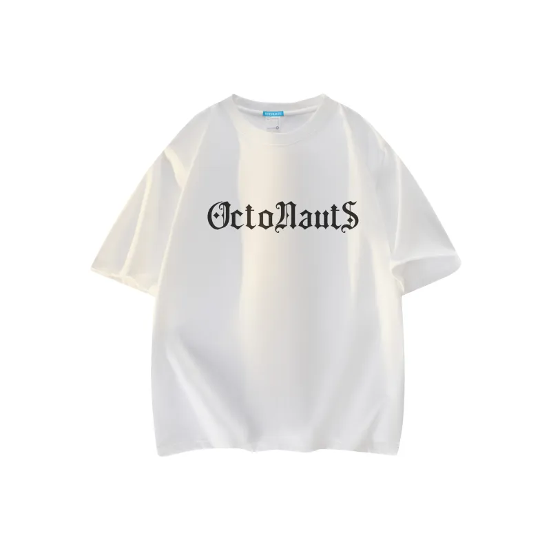 Small Columns Under The Sea T Shirt Unisex White Black-1