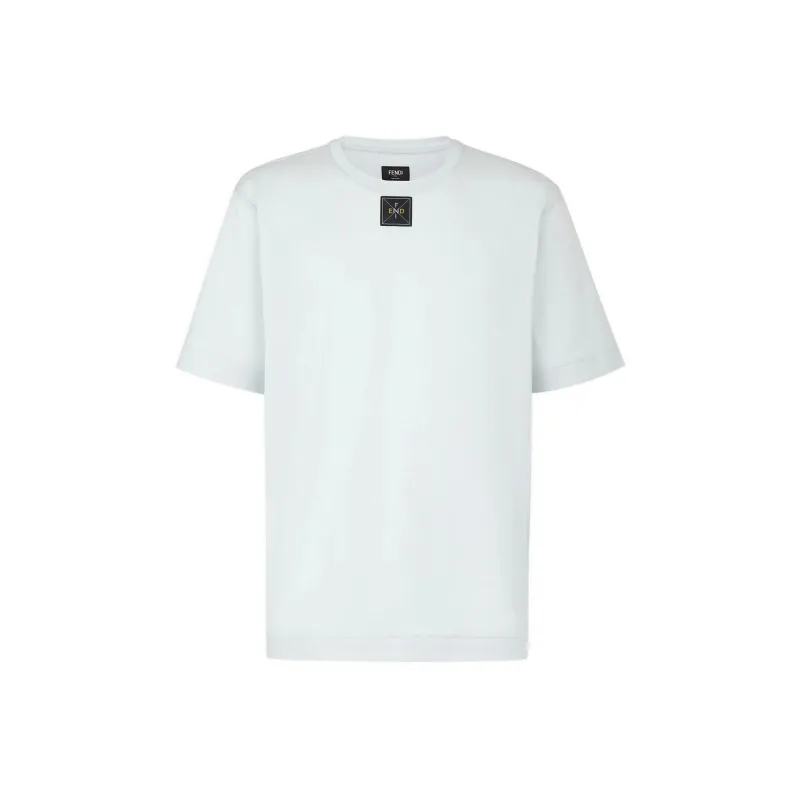 FENDI T-Shirts Men Light Blue-0