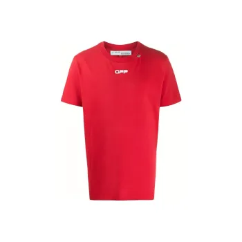 OFF-WHITE SS21 T-Shirts Men Red