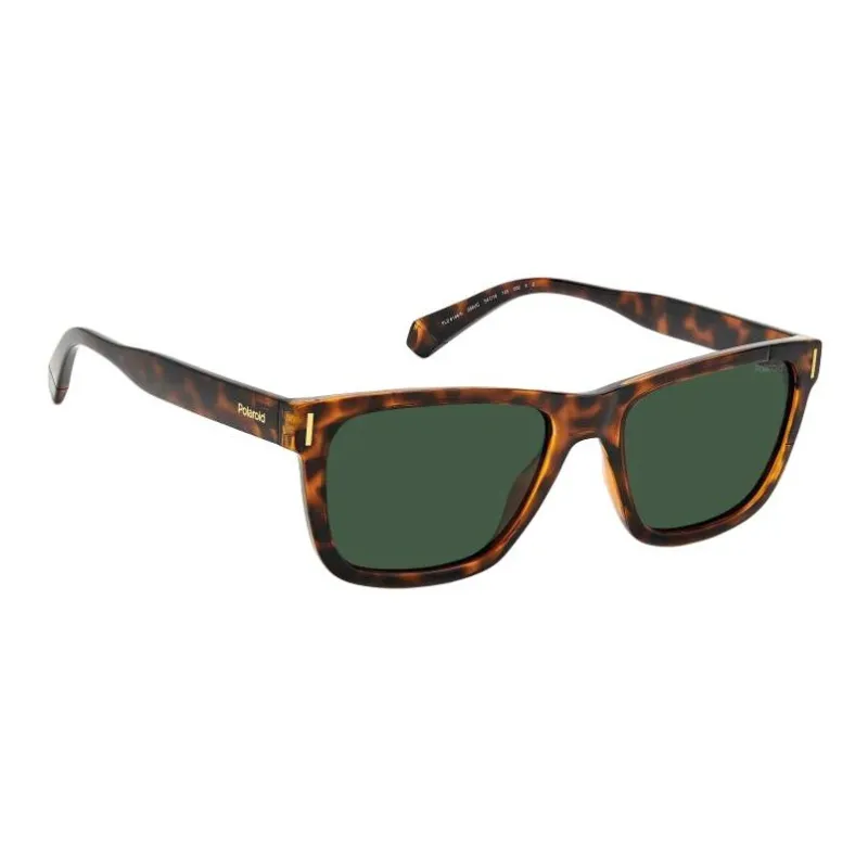 Polaroid Plastic Square Sunglasses Unisex Brown-2