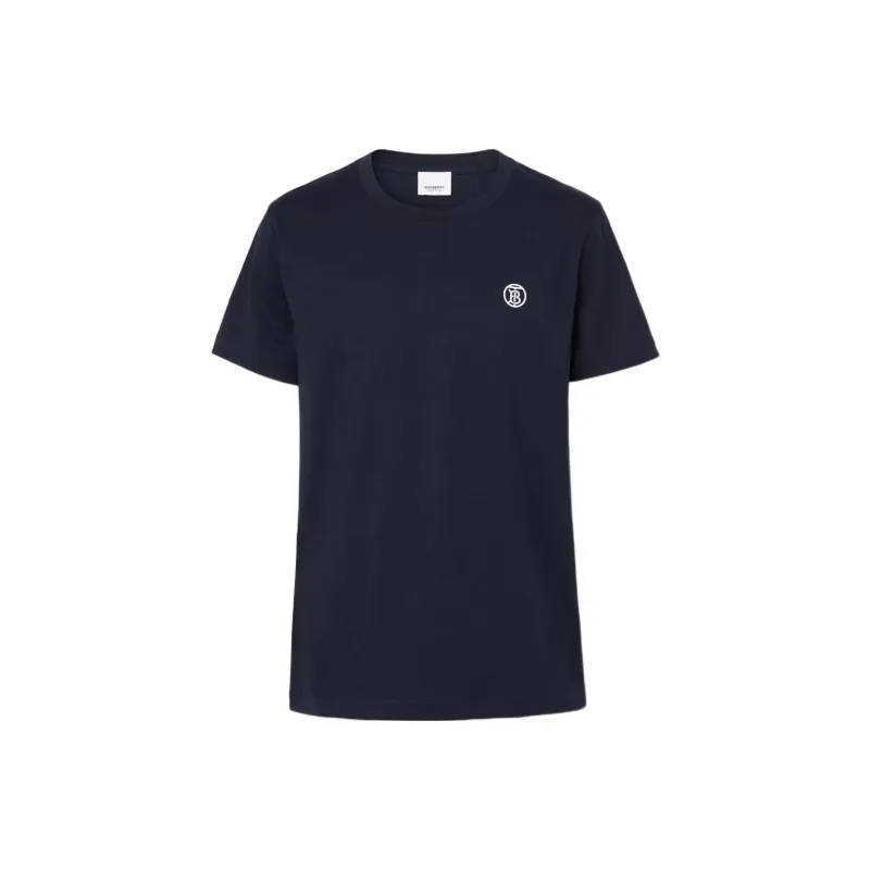 Burberry TB-embroidered Cotton T-shirt-0
