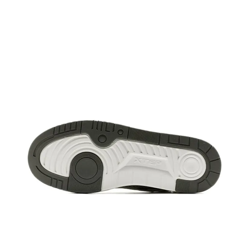 XTEP Master Of The Beast Anti Slip And Wear Resistant Lightweight Low Top Skateboard Shoes Men's White Gray-4