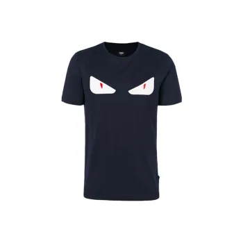 FENDI Regular T Shirt Men's Dark Blue