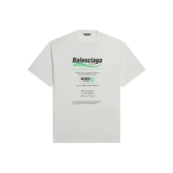 Balenciaga Dry Cleaning Boxy Logo Tee