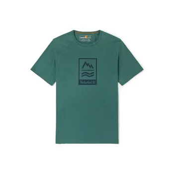 Timberland Set in Sleeve T Shirt Men's Turquoise