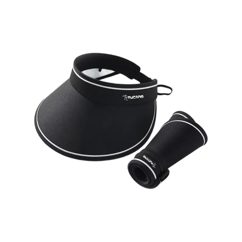 TUCANO Double Layer Polyester PVC Sun Protection Hats Unisex-4