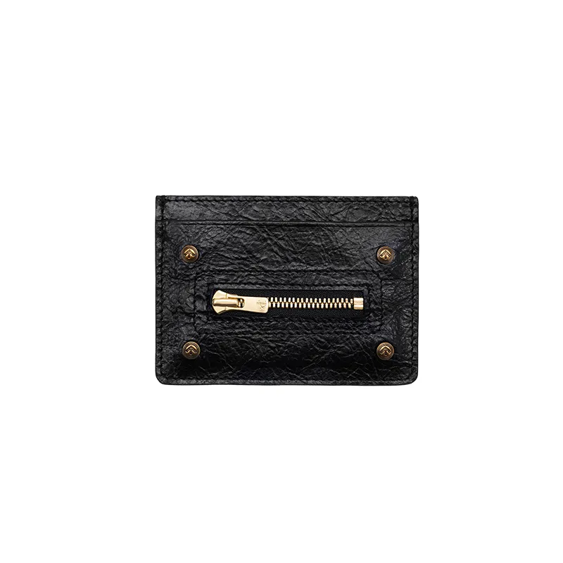 GROTTO Cow Leather Card Holder Unisex Multicolor-4