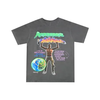 Travis Scott T Shirts Unisex Graphite
