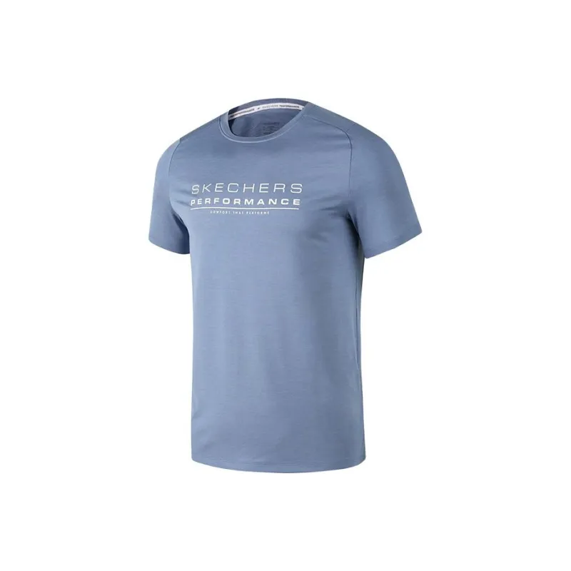 Skechers T-Shirts Men Infinite Blue-0
