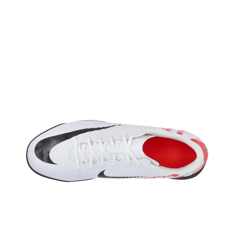 Nike Mercurial Vapor 15 Club TF Rubber Broken Studs Anti Slip Wear Resistant Soccer Shoes Unisex White-4