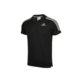 Adidas Set in Sleeve T Shirt Men's Black