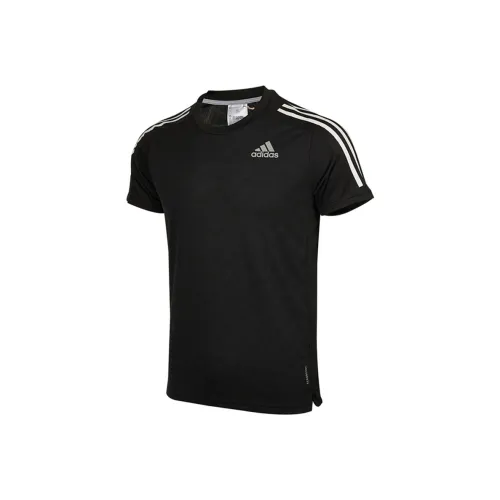Adidas Set in Sleeve T Shirt Men's Black