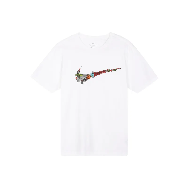 Nike T Shirts Men White-0