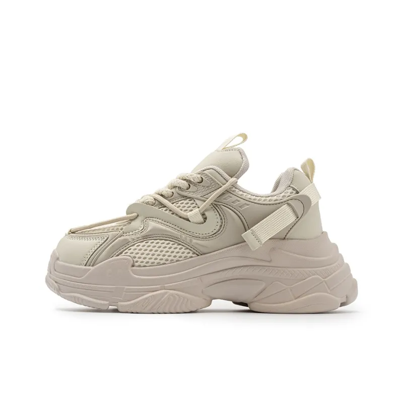 Snow Know The Answer SKTA Durable Breathable Lightweight Low Top Couple Chunky Sneakers Unisex-6