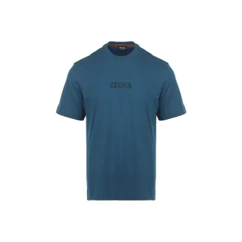 Ermenegildo Zegna T Shirts Men Blue