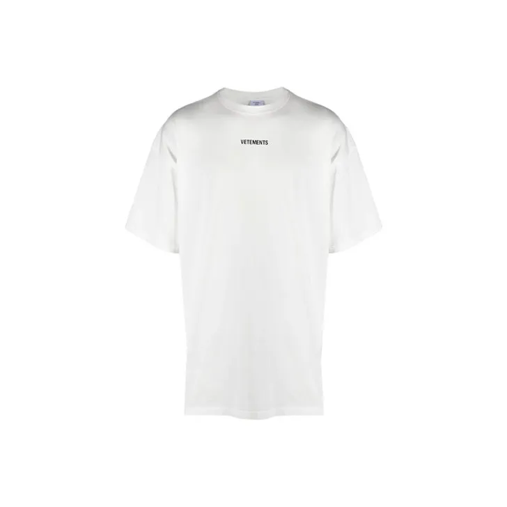 Vetements Logo Patch T Shirt-0