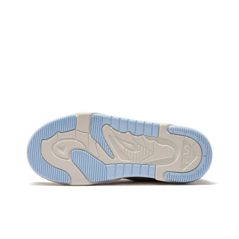 FILA FUSION Low Top Skateboard Shoes Women's Gray Blue-4