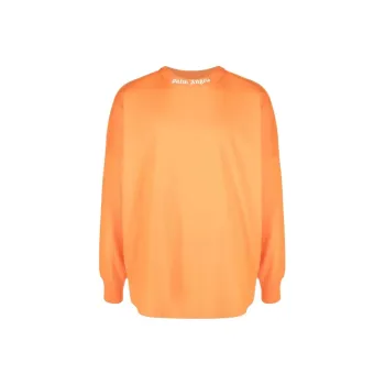 PALM ANGELS Classic Logo Over Long Sleeve T Shirt