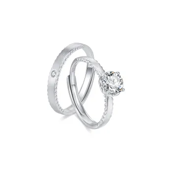 SHUIBEI S925 Silver Rings Unisex