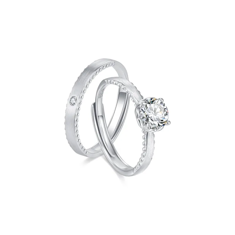SHUIBEI S925 Silver Rings Unisex-0