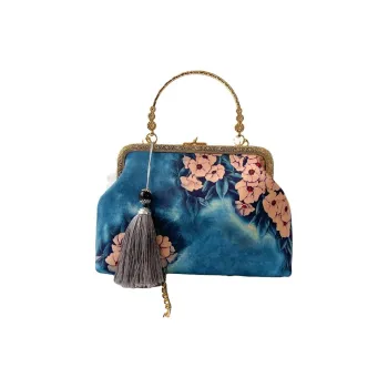 Boniu Satin Cow Leather One Shoulder Handbags Unisex Multicolor