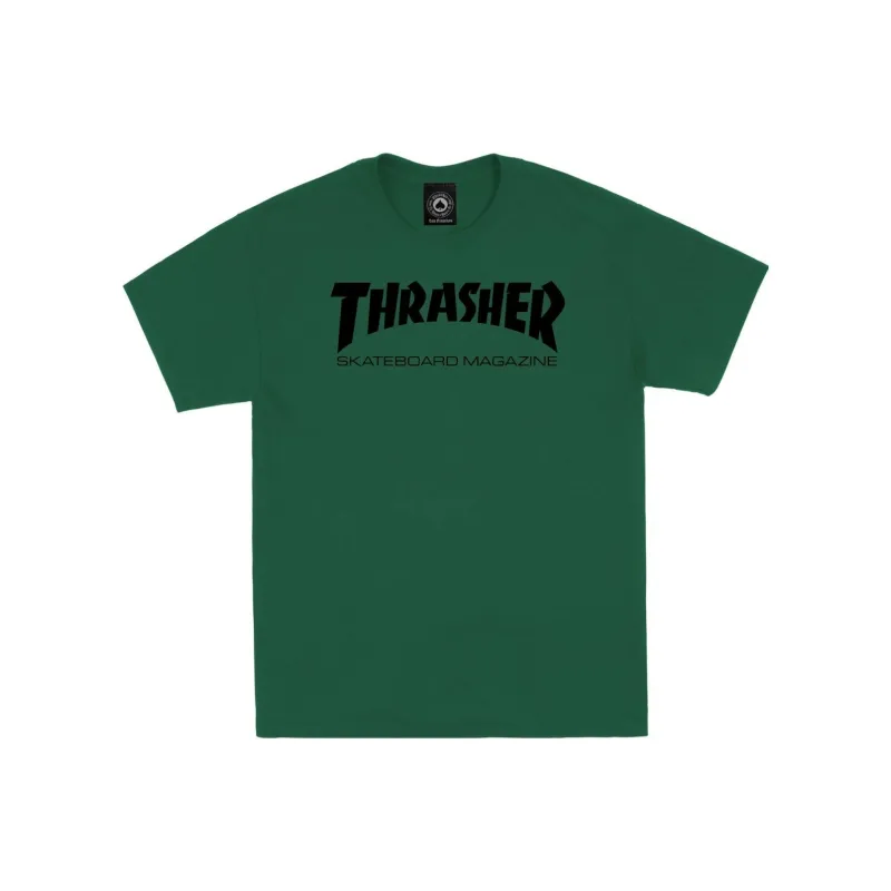 Thrasher T-Shirts Men Green-0