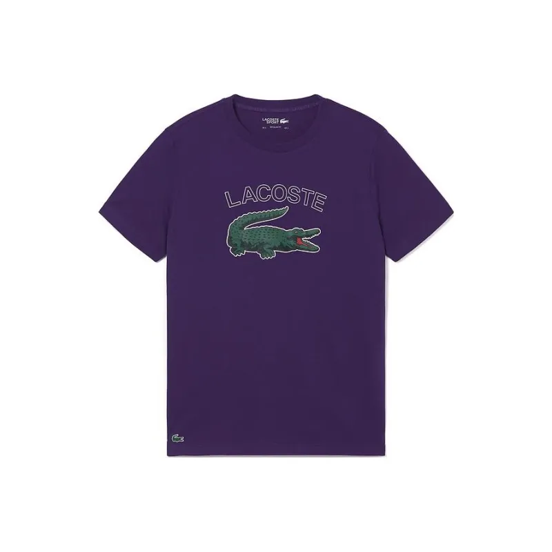 LACOSTE T Shirts Men Dark Purple-0