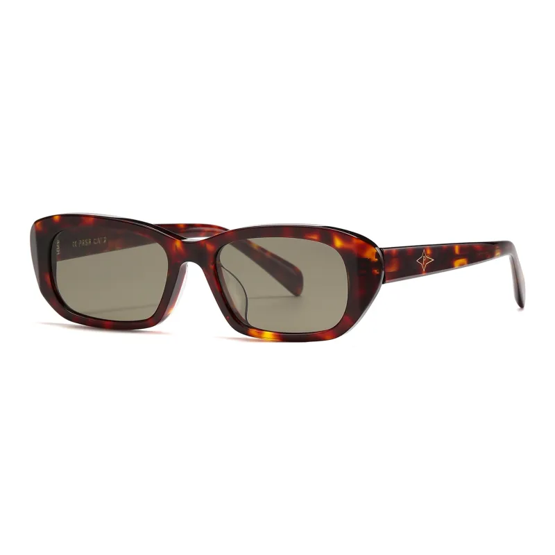Prsr Plate Frame Irregular Shape Glasses Unisex-16